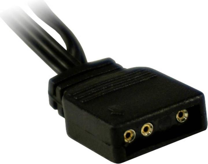 Actual product image LC-Power LC-CC-120-ARGB-PRO, 800-1800 rpm, 58 CFM, 4-pin PWM, RGB LED, DC (145 mm)