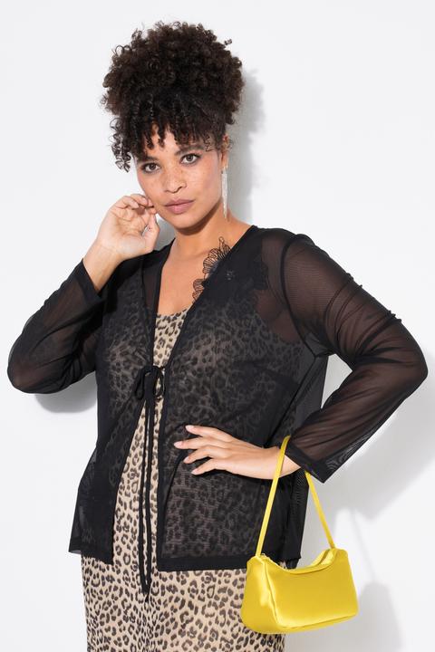 Produktbild Miamoda Mesh-Jacke, A-Linie, Bindeband (46)