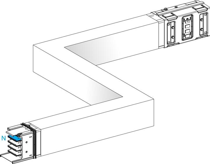 Produktbild Schneider Electric SE KSA1000DZCG43A KSA Z-Element links-rechts