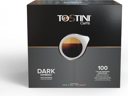 Produktbild Tostini Dark Espresso (100 x Port.)