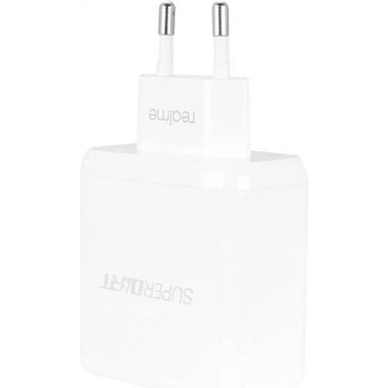 OPPO Adapter SuperVOOC original charger Type C VCA7JFEH 65W white blister (65 W), Caricatore USB, Bianco