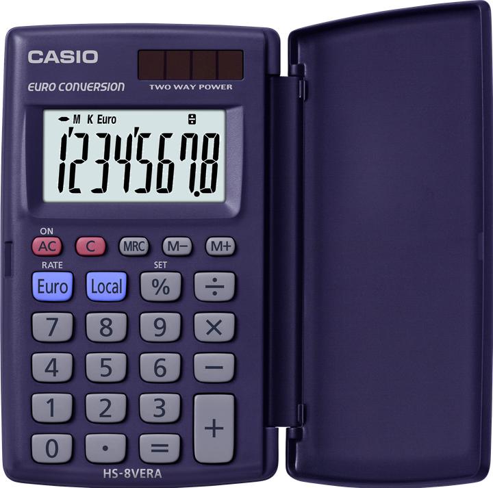 Actual product image Casio Hs-8ver (Batteries, Solar cells)