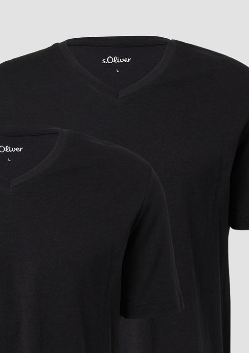 Image du produit S.Oliver T-Shirt Basic-T-Shirt aus Baumwolle im 2er-Pack (3XL)