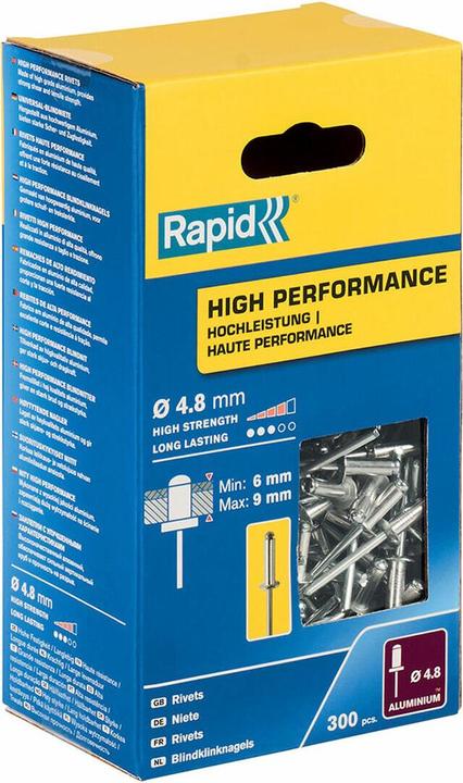 Produktbild Rapid Universal Blindniete Ø 4,8 x 12 mm