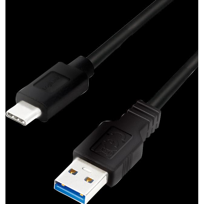 Thumbnail - LogiLink USB A – USB C (3 m, USB 3.0), USB Kabel