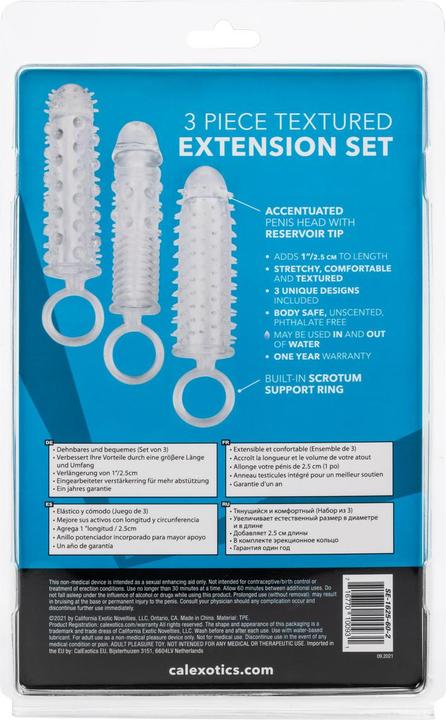 Actual product image CalExotics 3 Piece Textured Extension Set