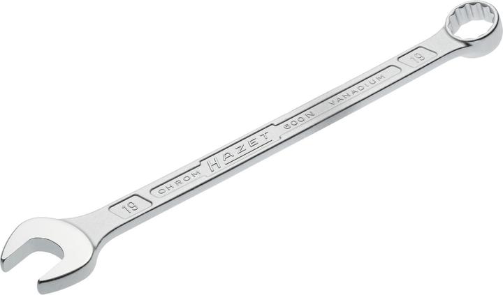 Image du produit HAZET Clé mixte 600N-19 ∙ Profil Traction à 12 pans extérieurs ∙ 19 mm (19 mm)