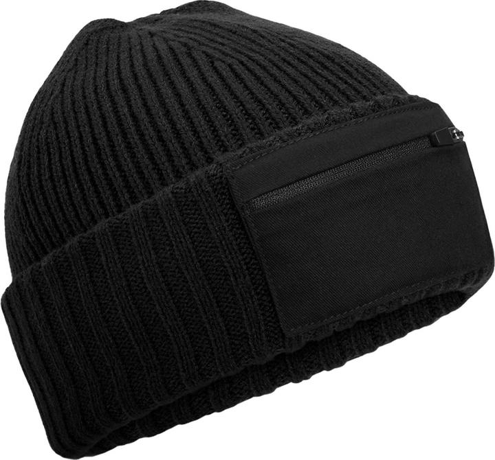 Actual product image Beechfield Zip Patch Beanie (One size)