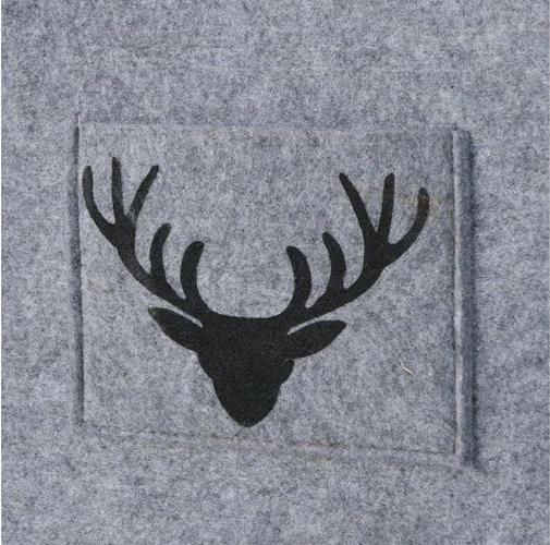 Actual product image Boltze Home Storage Basket Karly Set of 3, Gray (3 x, 50 x 35 x 31.5 cm)