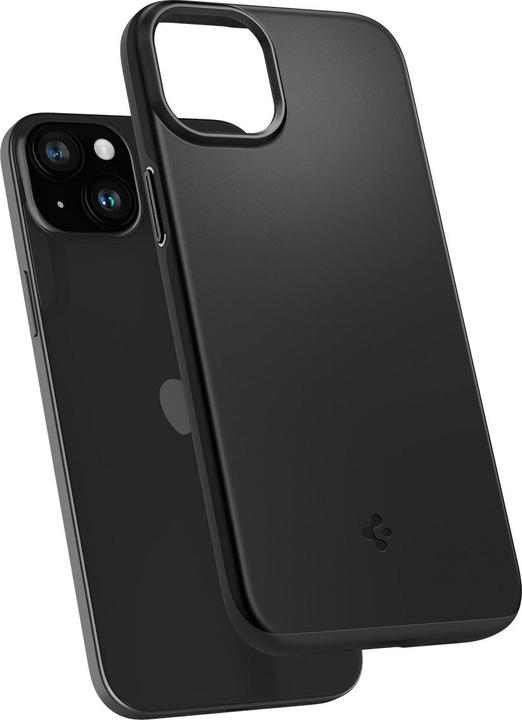 Actual product image Spigen Thin Fit iPhone 15 6.1" czarny/black ACS06776 (Apple iPhone 15)