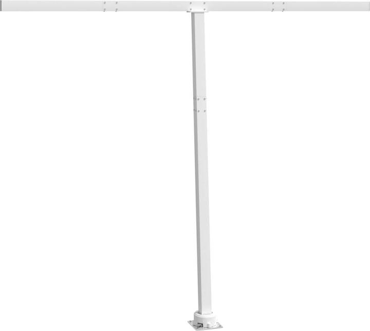 Produktbild vidaXL Stützen für Markisen Weiss 450x245 cm Eisen,Farbe: Weiss (4.50 m)