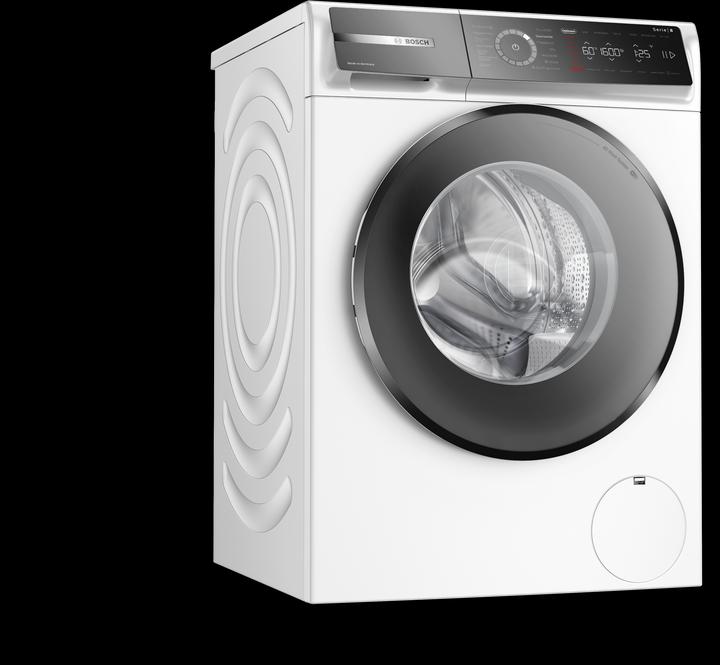 Actual product image Bosch Hausgeräte Series 8, washing machine, front loader, 9 kg, 1600 rpm, WGB246071 (9 kg, Left)
