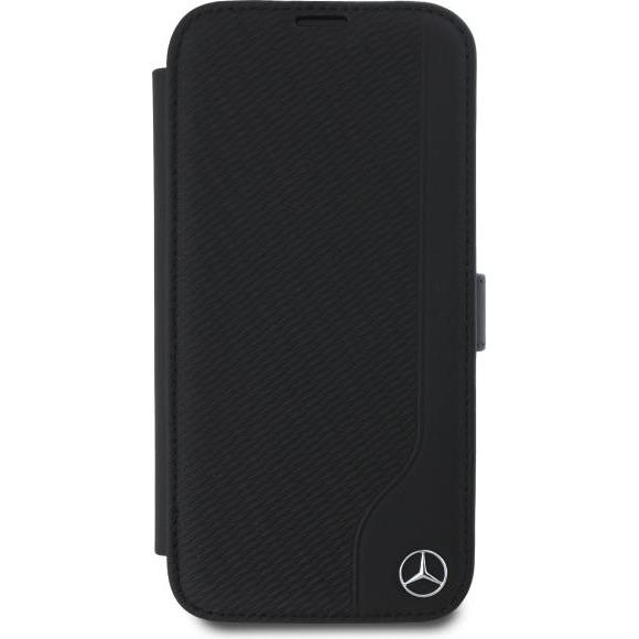 Thumbnail - Mercedes MEBKP16X23RBGVK iPhone 16 Pro Max 6.9" czarny/black Leather Wood Imitation (Apple iPhone 16 Pro Max), Smartphon...