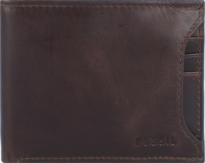Actual product image Fossil Derrick wallet leather 11 cm