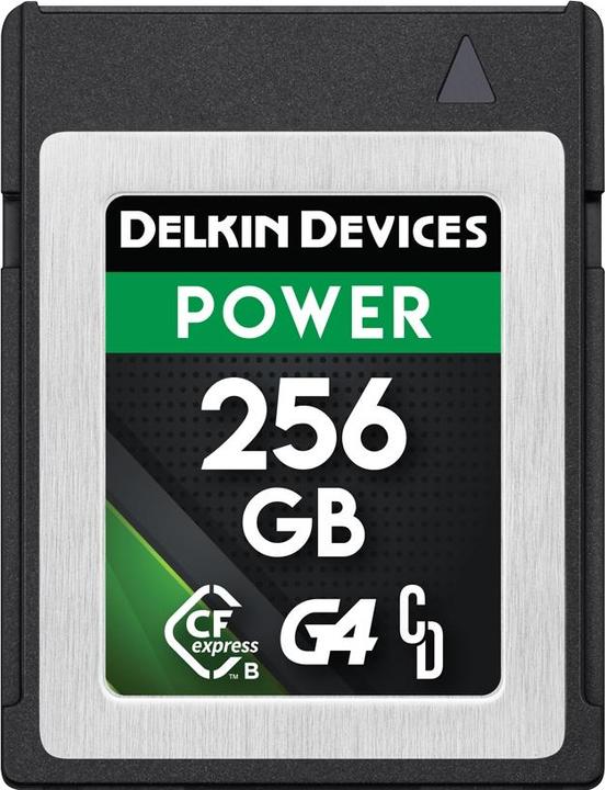 Actual product image Delkin POWER Cfexpress Type B G4 256GB R:1780MB/s W:805MB/s (256 GB, CFexpress type B)