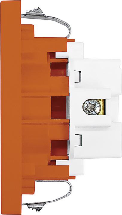 Actual product image Steffen FLF socket outlet 1xT23 orange with screw contacts