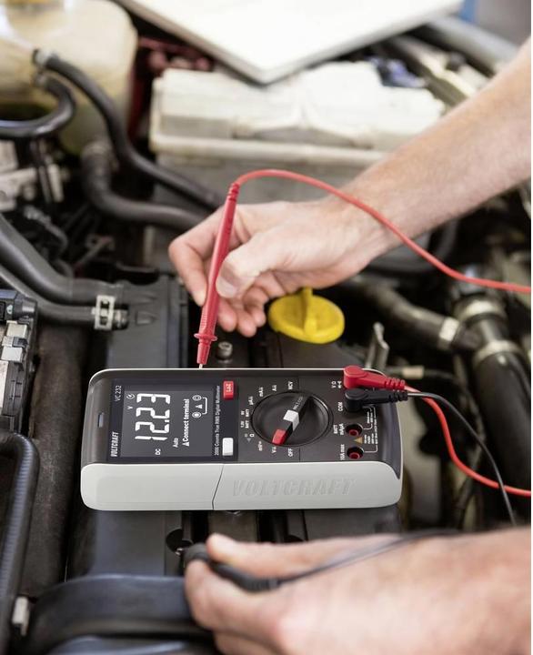 Actual product image Voltcraft VC232 Hand-held multimeter digital CAT III 600 V Display (counts): 2000 (CAT III 600V)