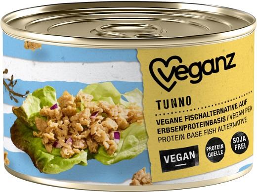 Veganz Tunno, alternativa vegana al tonno a base di proteine di pisello (140 g)