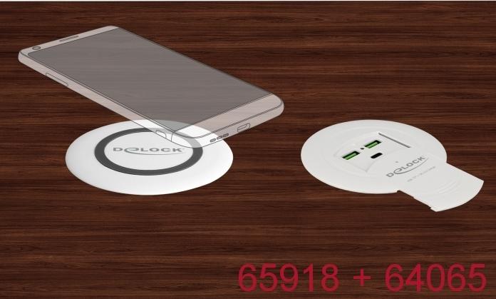 Immagine prodotto Delock Tischeinbau (USB-C, 3 porte)
