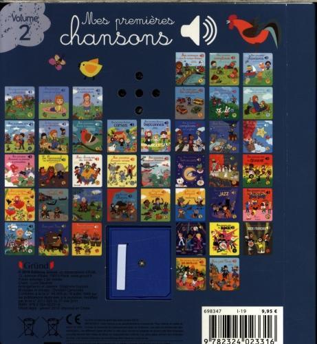 Actual product image Gründ éditions Mes premières chansons. Tome 2 (French, Cosneau Olivia, 2019)