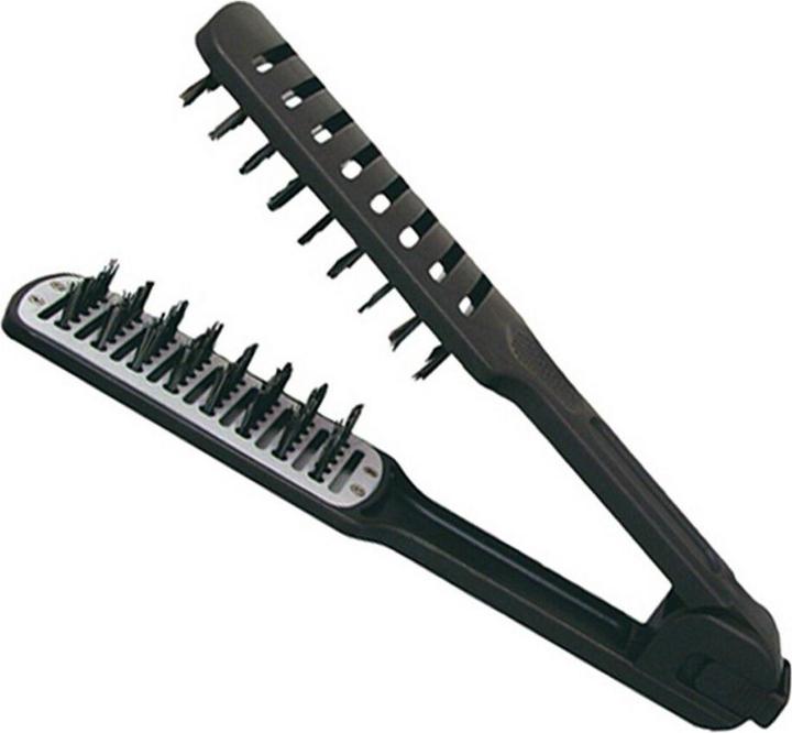 Image du produit Caso Eurostil Double brosse en poils de sanglier pour lisser et sécher les cheveux Noir 1 unité