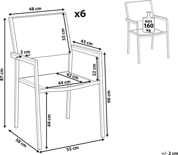 Actual product image Beliani Grosseto