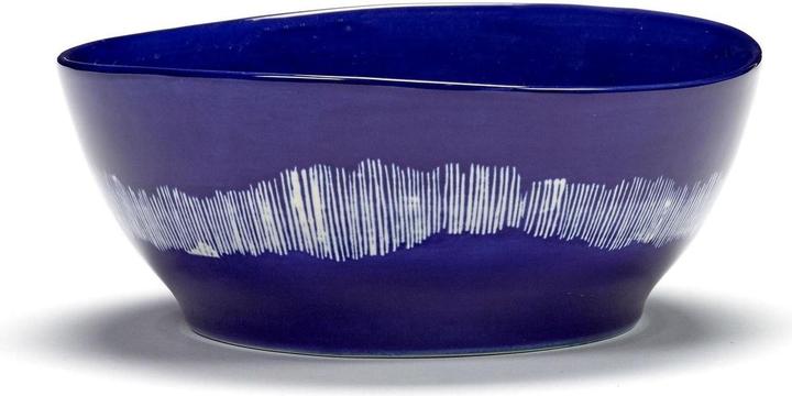 Serax Feast By Ottolenghi Kom Ø18 Set Van 4 Dark Blue/White Stripes (18 cm, 4x)