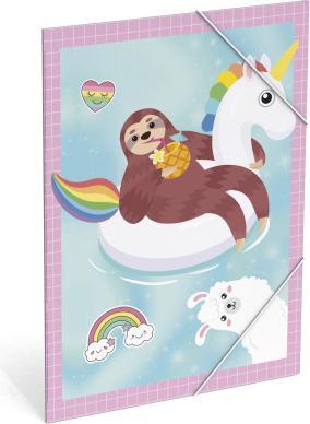 Actual product image Roost Elasticated folder A4 503060 Good Vibes Party (A4)