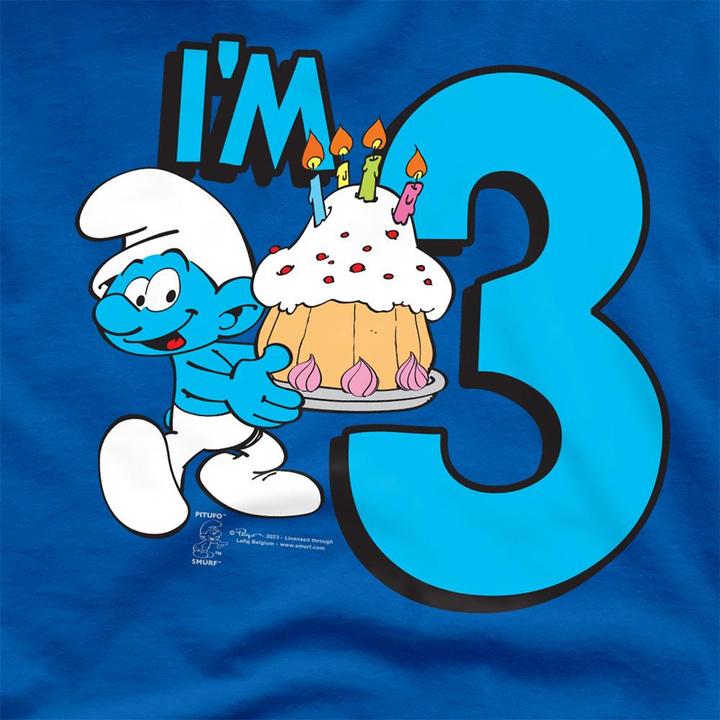 Produktbild The Smurfs I'm 3 TShirt (S)