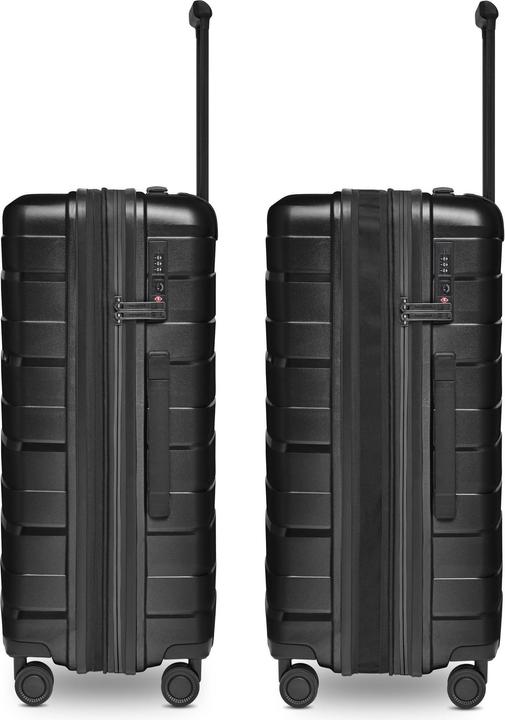 Actual product image Bergpfeil Travel 4-wheel trolley M 66 cm with expansion pleat (72 l)