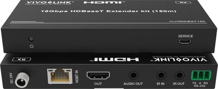 Actual product image Vivolink 18Gbps HDBaseT Extender kit (Extender)