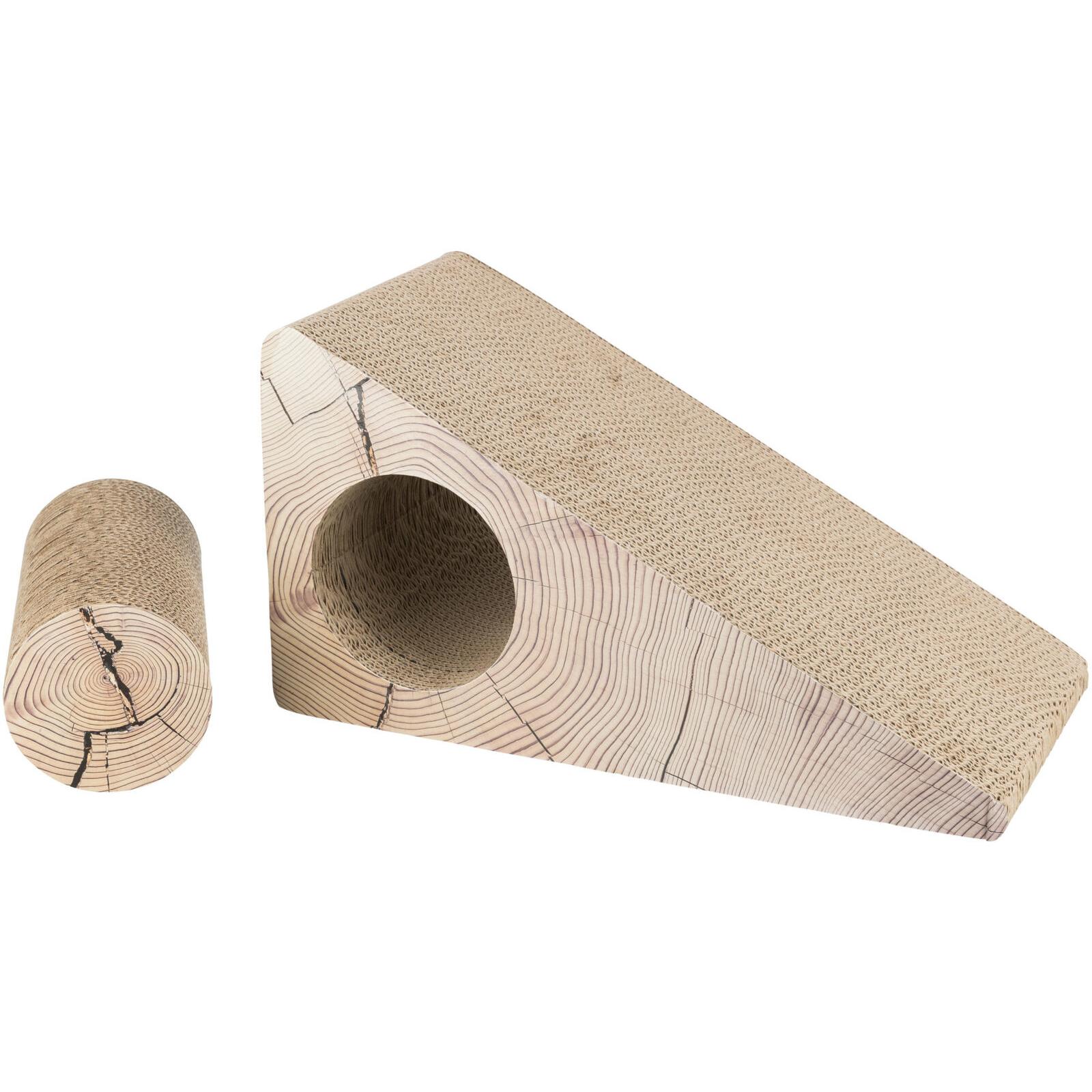 Trixie Kratzrampe 2-teilig (21 cm, Türkis), Katzenbaum