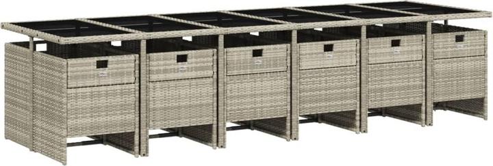 Produktbild vidaXL Garten Essgruppe (330 x 106 x 73 cm)