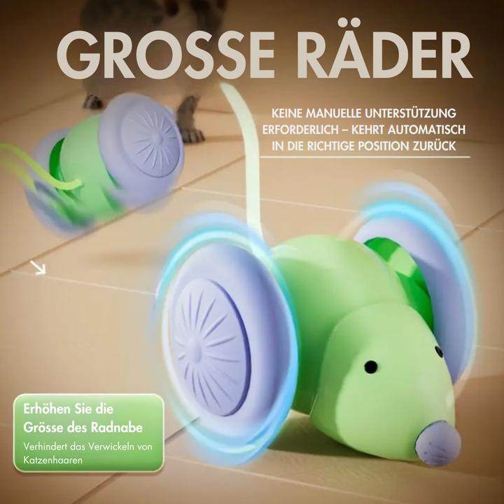 Immagine prodotto Suba Interaktives Katzenspielzeug, LED-Leuchtmaus, Elektrische, USB Aufladbar (Gioca al gatto topo)