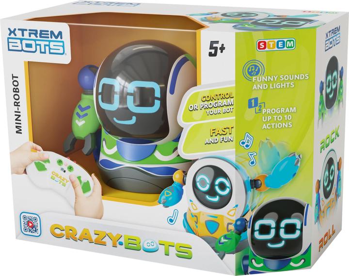 Actual product image Xtrem Bots Robot Crazy Bots Roll IR