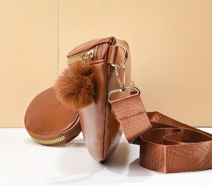 Immagine prodotto Only-Bags.Store Borsa alla moda con cintura in pelle PU - Borsa sportiva a tracolla singola con petto strappato