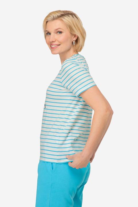 Produktbild Laurasøn T-Shirt, Möven Print, Rundhals, Halbarm, OEKO-TEX Made in Green (M)