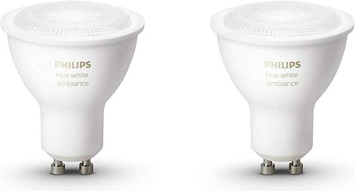 Philips Tonalità ambiente bianco (GU10, 5.50 W, 250 lm, 2 x, A)