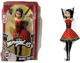 Produktbild Bandai MIRACULOUS Puppe Ladybug mit Outfit V erwandlung 26 cm 4+