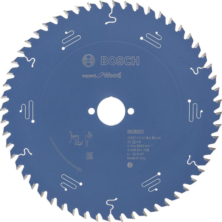 Actual product image Bosch Professional Zubehör Circular saw blade Expert for Wood, 237 x 30 x 2.5 mm, 56