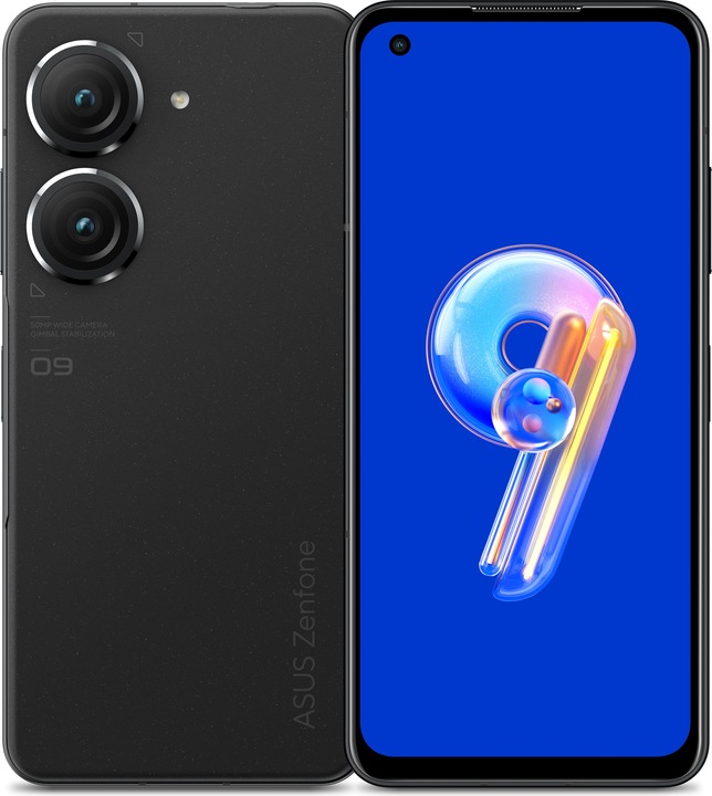 ASUS Zenfone 9 (128 Go, Midnight Black, 5.92", Double SIM, 50 Mpx, 5G)