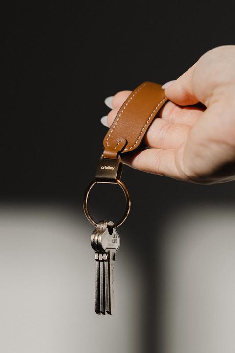 Immagine prodotto Orbitkey Portachiavi ad anello, caramello