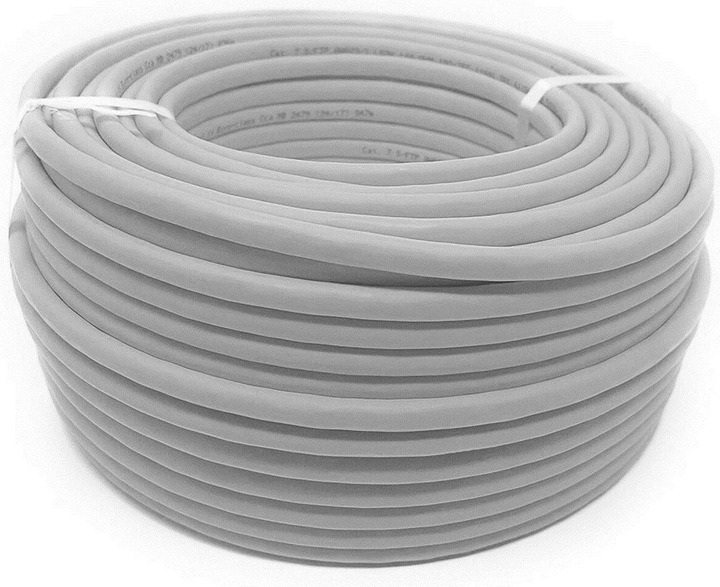 Actual product image Techly ITP8-FLU-0100 Network cable U/UTP (UTP) (U/UTP, CAT5e, 100 m)