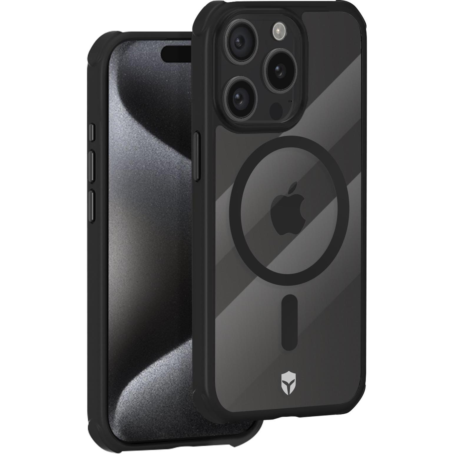 Force Case Hülle für iPhone 15 Pro Max Series (Apple iPhone 15 Pro Max), Smartphone Hülle, Schwarz