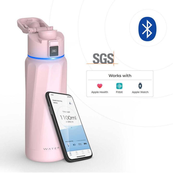 Actual product image WaterH BOOST Chug Lid - Pink (32oz./946ml) (0.95 l)