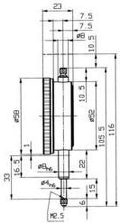 Produktbild Helios Preisser Messuhr 10 mm 0701111 Ablesung