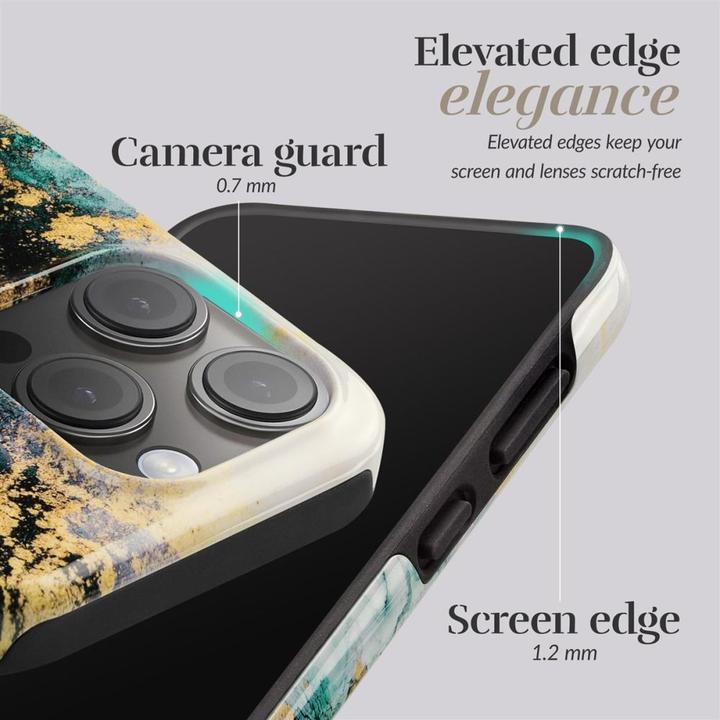 Produktbild Mio Back panel cover Green Marble Magsafe Compatible for iPhone 17 Pro Max (Apple iPhone 17 Pro Max)