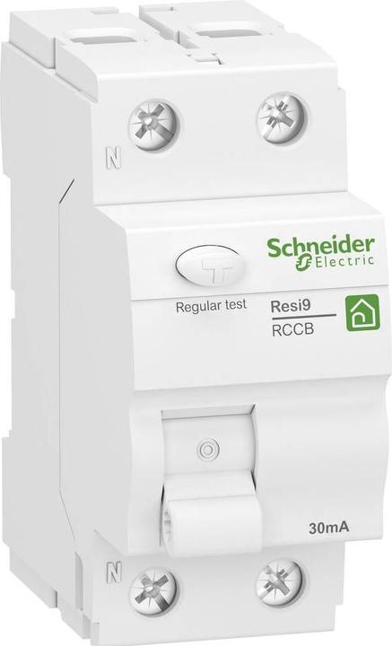 Actual product image Schneider Electric R9R22463 Resi9 3P+N 63A 30mA Type A Residual Current Circuit Breaker
