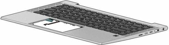 Produktbild HP Top Cover W/Keyboard CP+PS BL