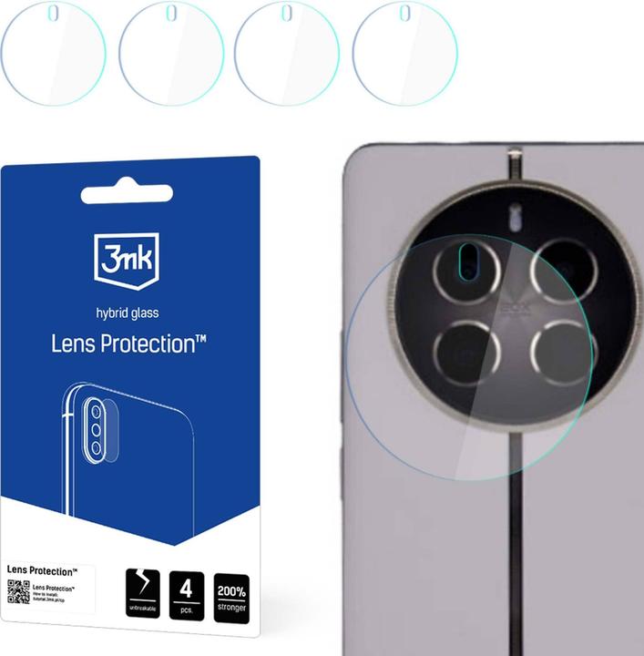 Actual product image 3MK Lens Protect Realme 12 Pro/12 Pro+ Ochrona na obiektyw aparatu 4szt (1 Piece, Realme 12 Pro+)